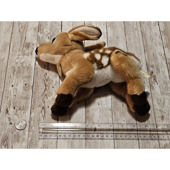 Miyoni by Aurora Spotted Baby Deer Fawn Plush 10” Stuffed Animal 2020 Realistic - Picture 9 of 11